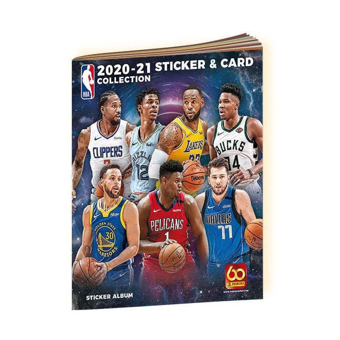 20/21 Panini NBA Sticker &amp;amp; Card Collection Album