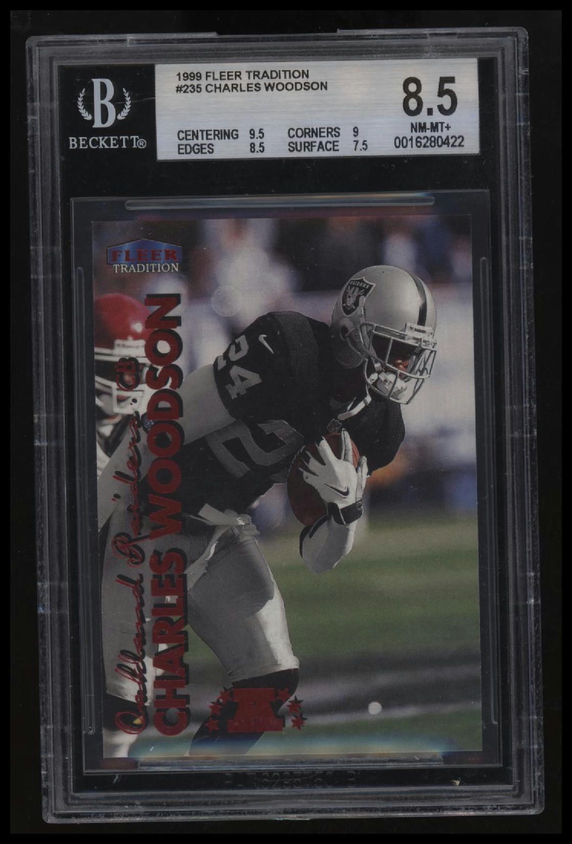 1999 Fleer Tradition Charles Woodson BGS 8.5