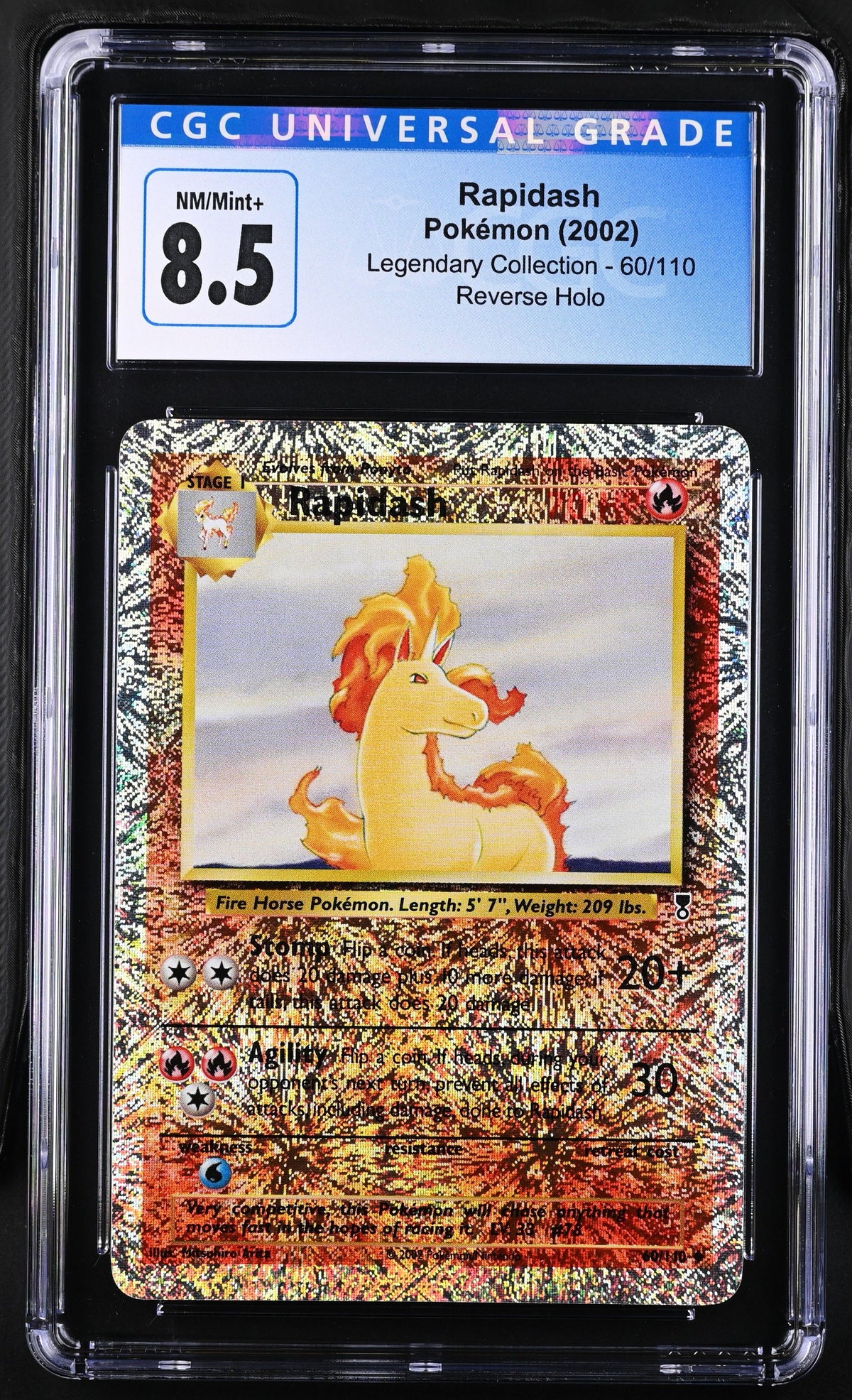 2002 Legendary Collection Rapidash CGC 8.5