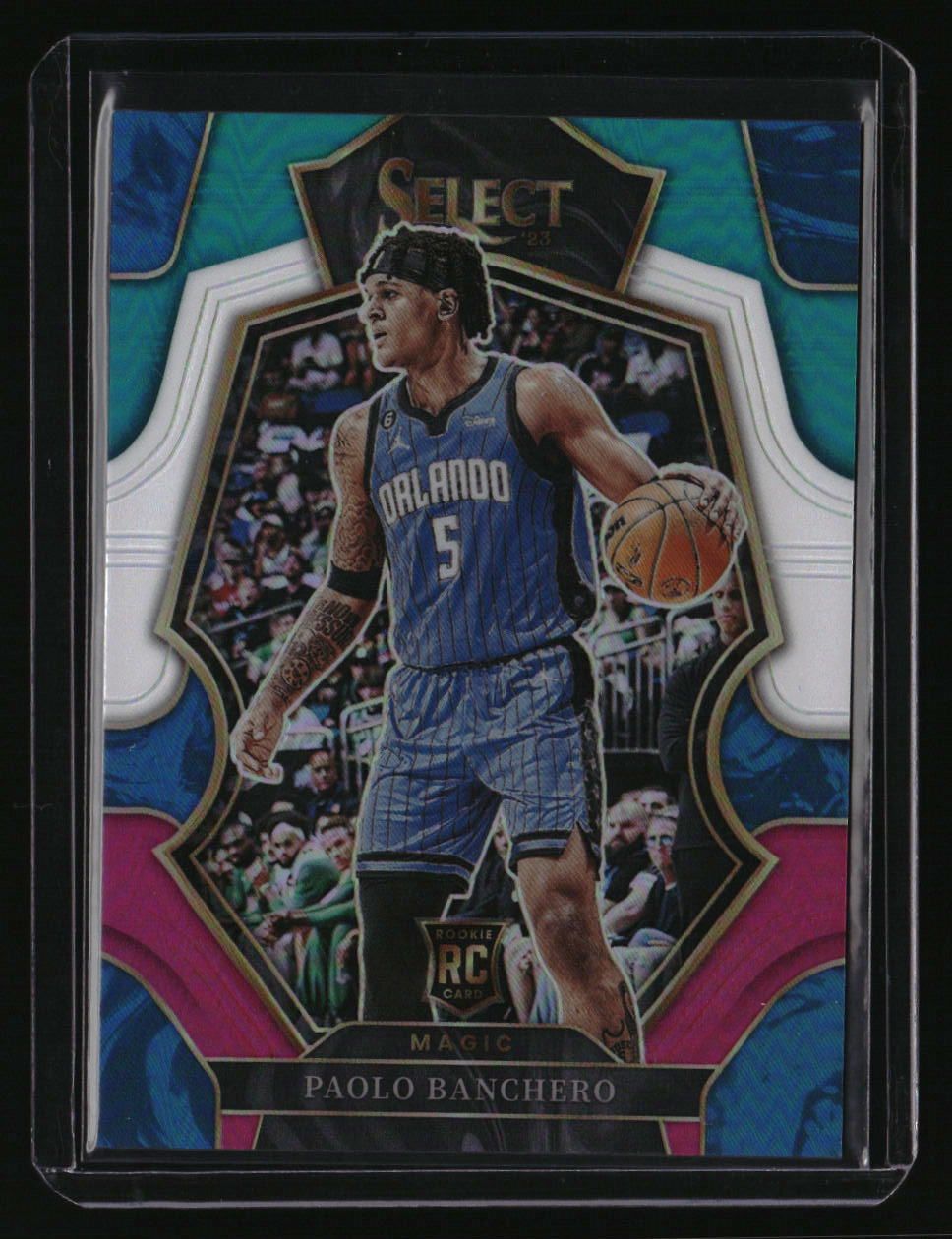 2022-23 Panini Select Paolo Banchero Teal White Pink Prizms #/49