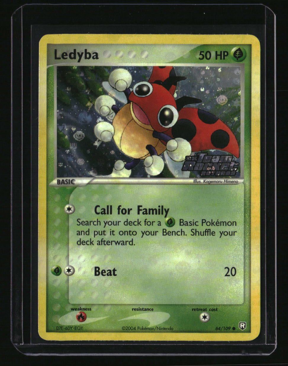 Team Rocket Returns Ledyba Reverse Holo