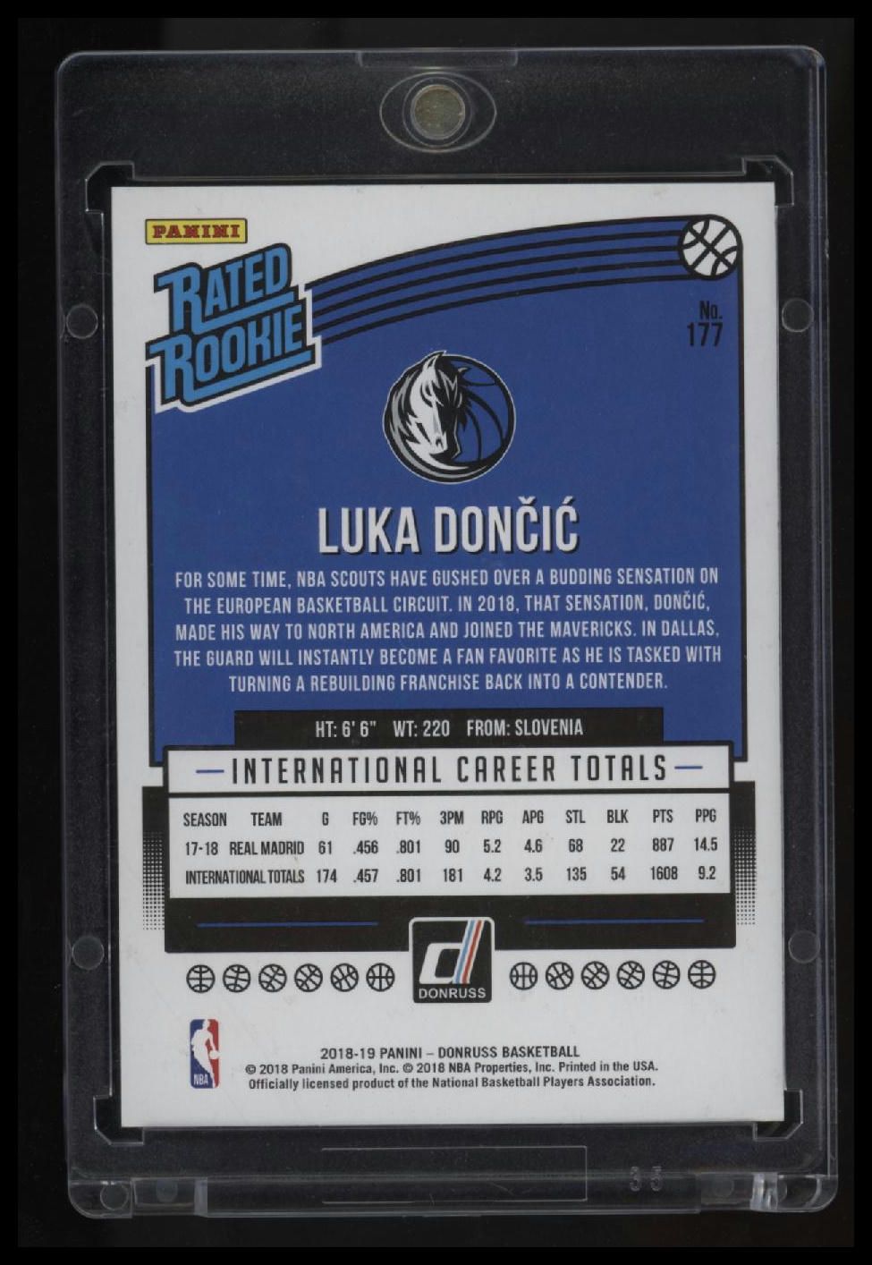 2018-19 Donruss Luka Doncic Holo Pink Laser #/79