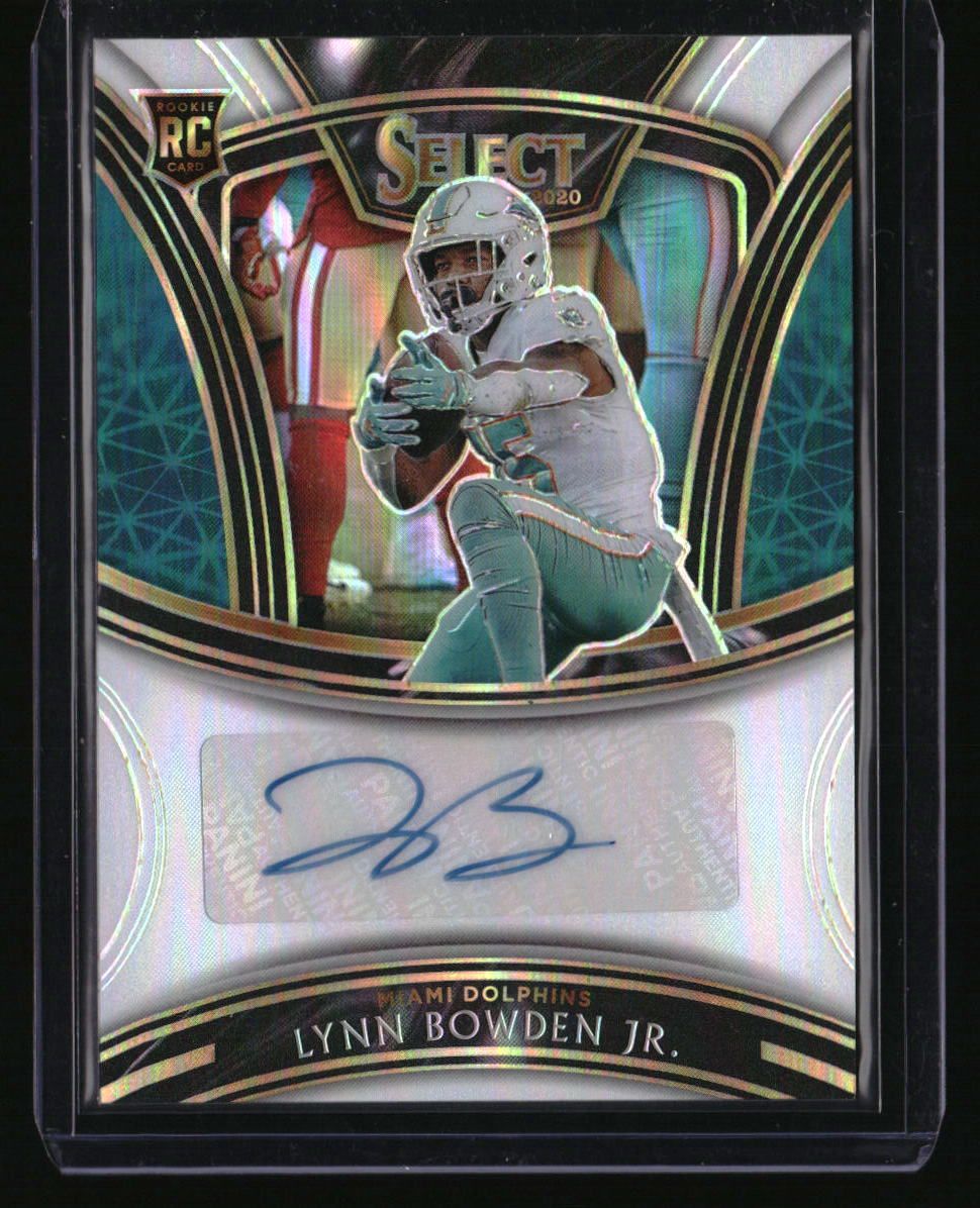 2020 Panini Select Lynn Bowden Jr. Select Signatures White Prizm #/20