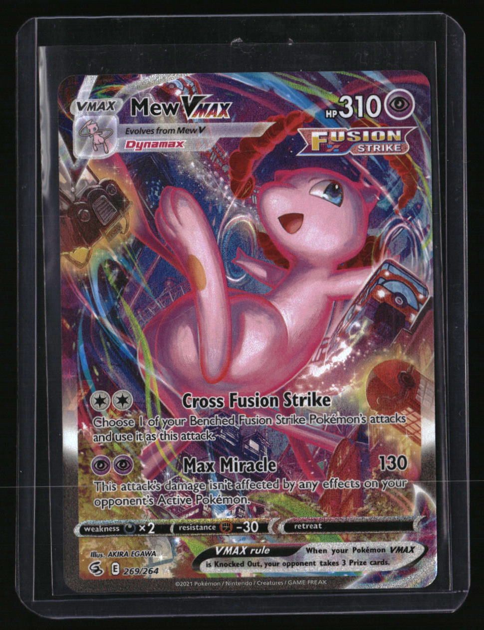 SWSH08: Fusion Strike Mew VMAX (Alternate Art Secret) LP 10002147