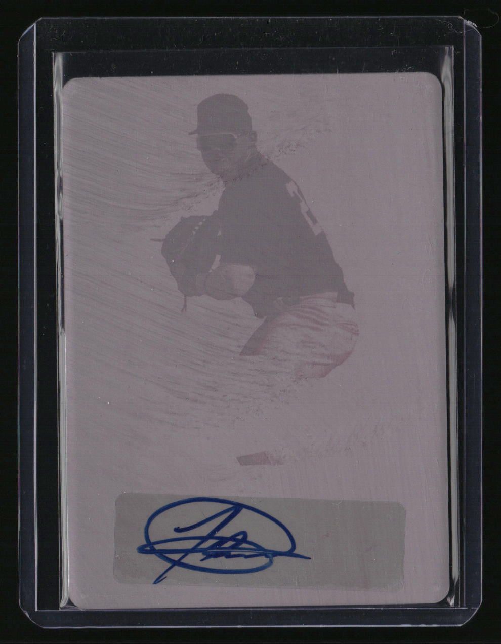 2021 Leaf Metal Draft Magenta Printing Plate 1/1 Jasson Dominguez Auto