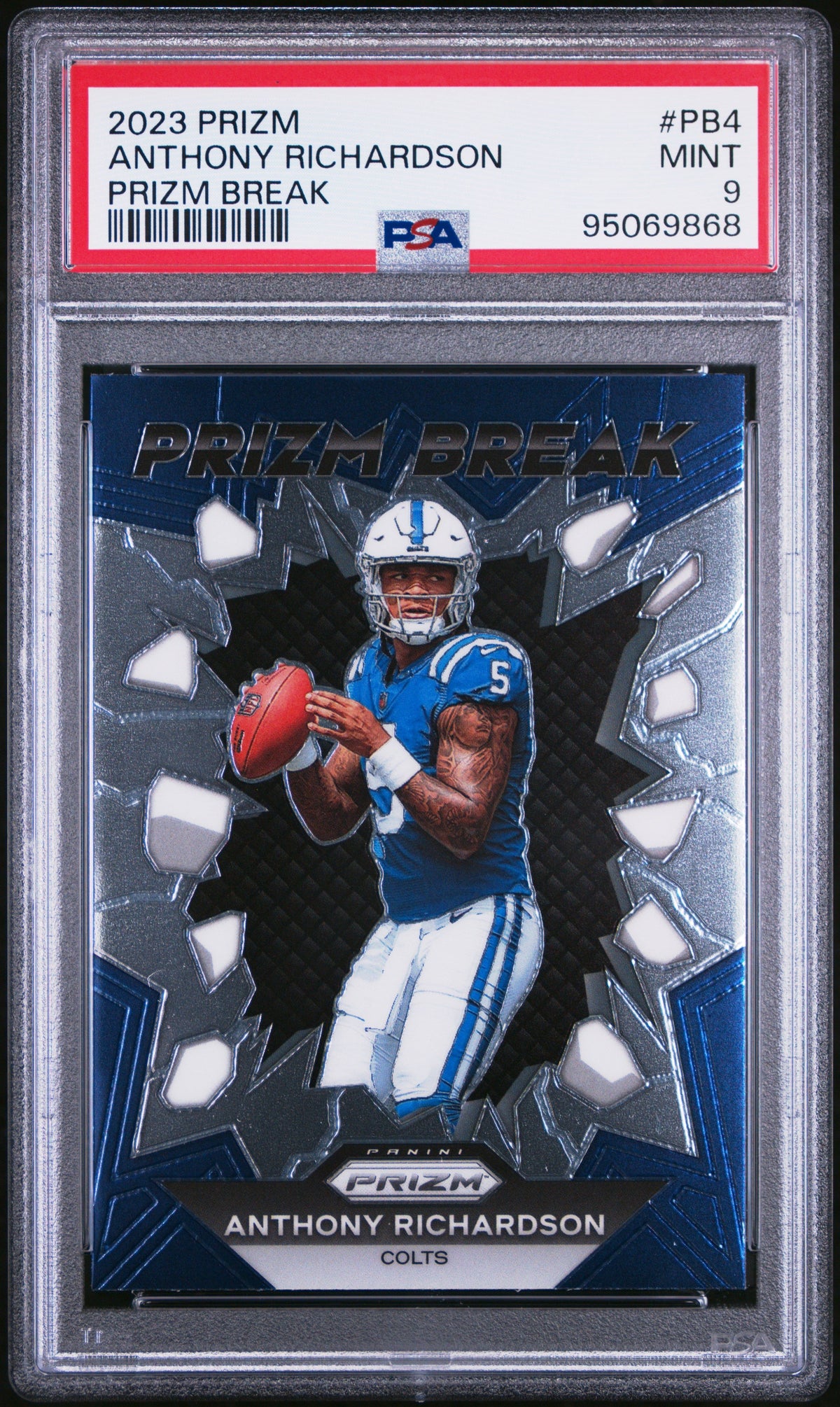 2023 Panini Prizm Prizm Break Anthony Richardson PSA 9