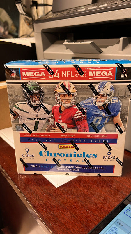 2022 Panini Chronicles Football Hobby Mega Box (Orange Parallels!)