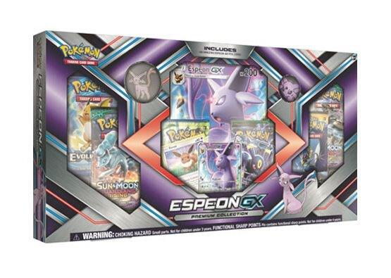 Pokemon Sun and Moon: Guardians Rising Espeon GX Premium Collection Box