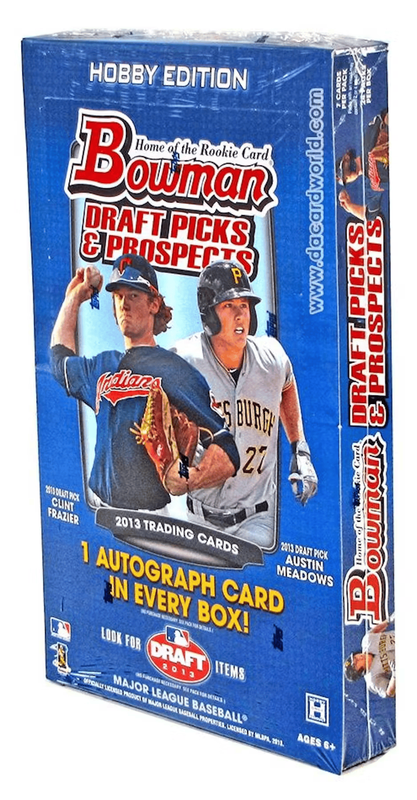 2013 Bowman Draft Picks &amp;amp; Prospects Baseball Hobby Box