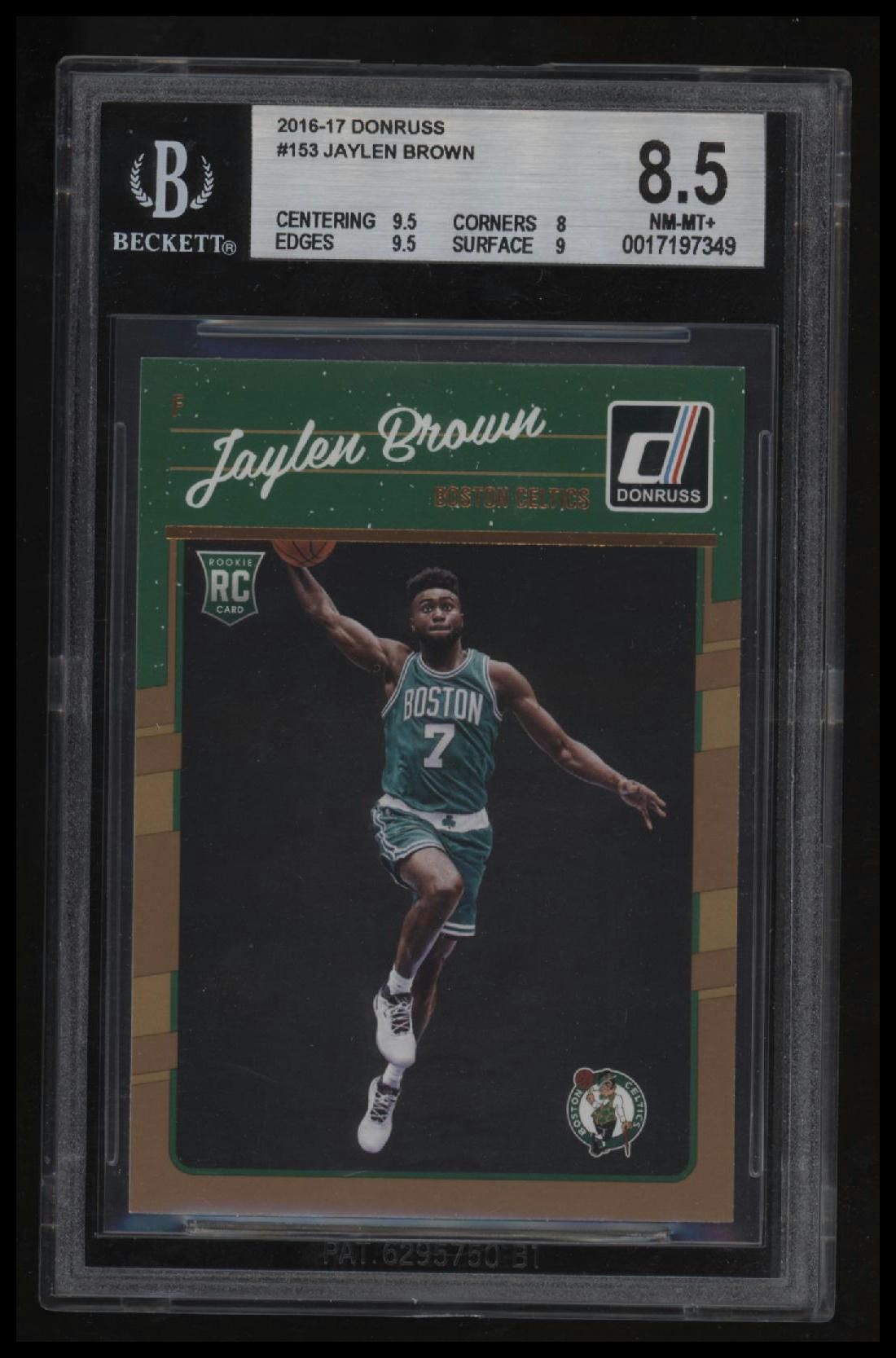 2016-17 Donruss Jaylen Brown RC BGS 8.5