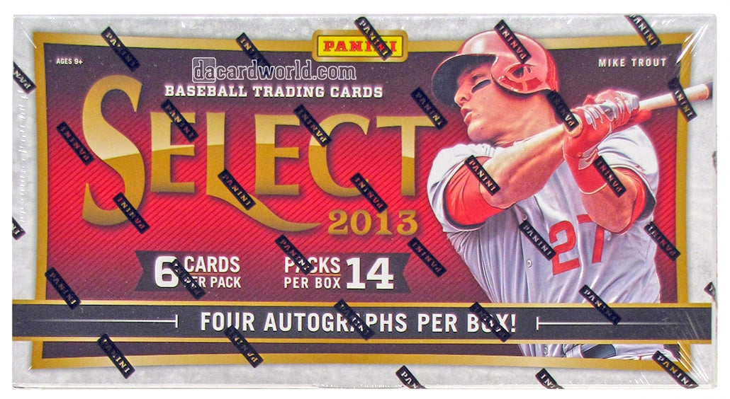 2013 Panini Select Baseball Hobby Box