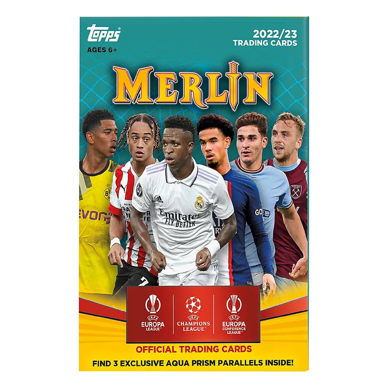 2022/23 Topps Merlin Chrome UEFA Club Competitions Soccer Blaster Box