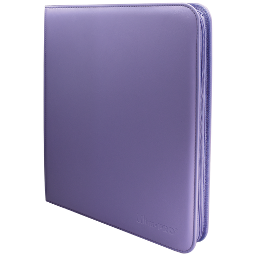 Vivid 12-Pocket Zippered PRO-Binder (Purple)