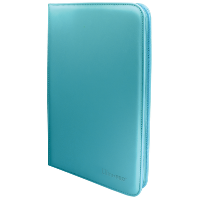 Vivid 9-Pocket Zippered PRO-Binder (Light Blue)