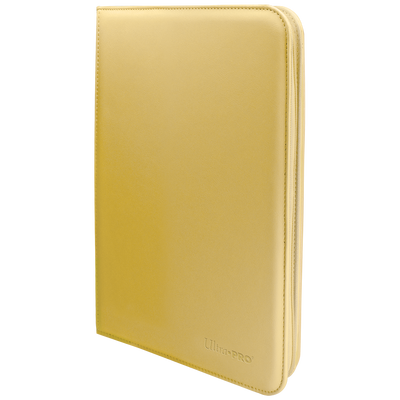 Vivid 9-Pocket Zippered PRO-Binder (Yellow)