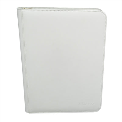 Vivid 9-Pocket Zippered PRO-Binder (White)