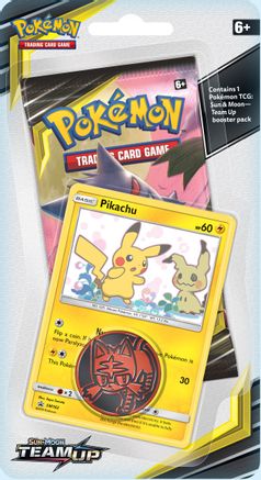 Pokemon  Sun &amp;amp; Moon Team Up Pikachu Checklane Blister Pack