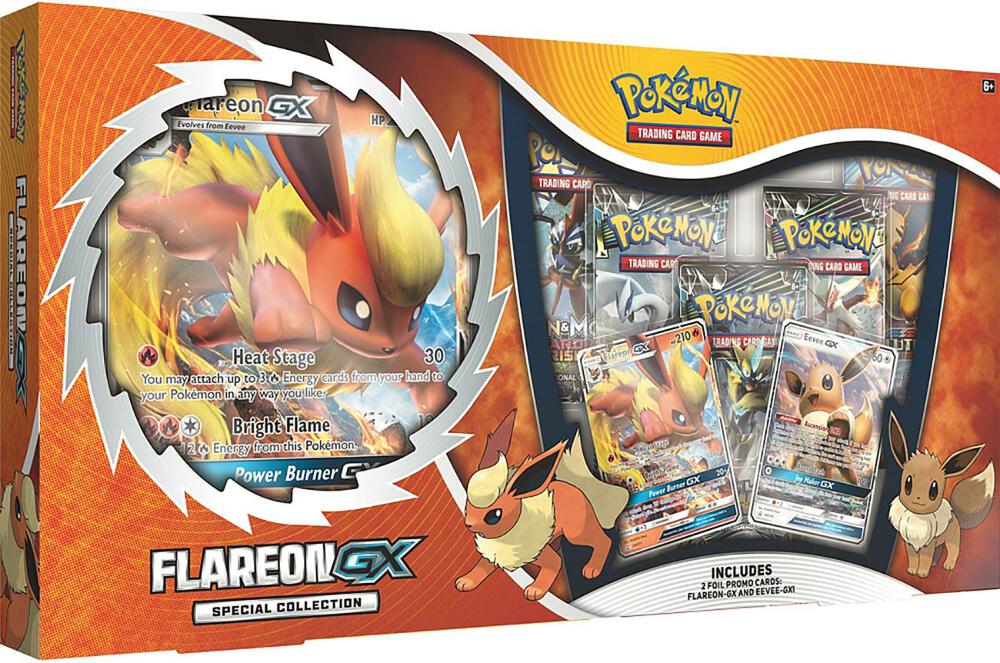 Pokemon Sun and Moon: Lost Thunder Flareon GX Special Collection Box