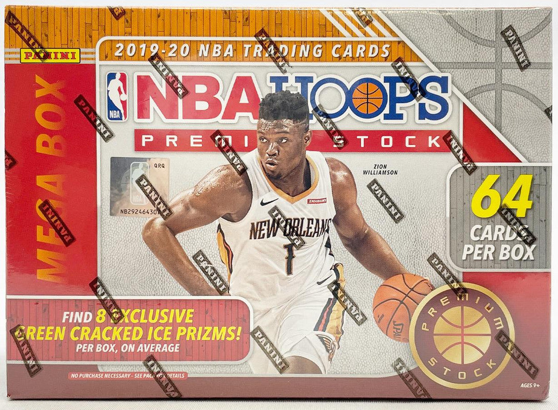 2019/20 Panini Hoops Premium Stock Basketball Mega Box (Green Ice)