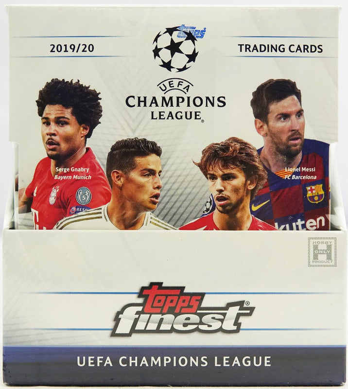 2019/20 Topps Finest UEFA Champions League Soccer Hobby Box