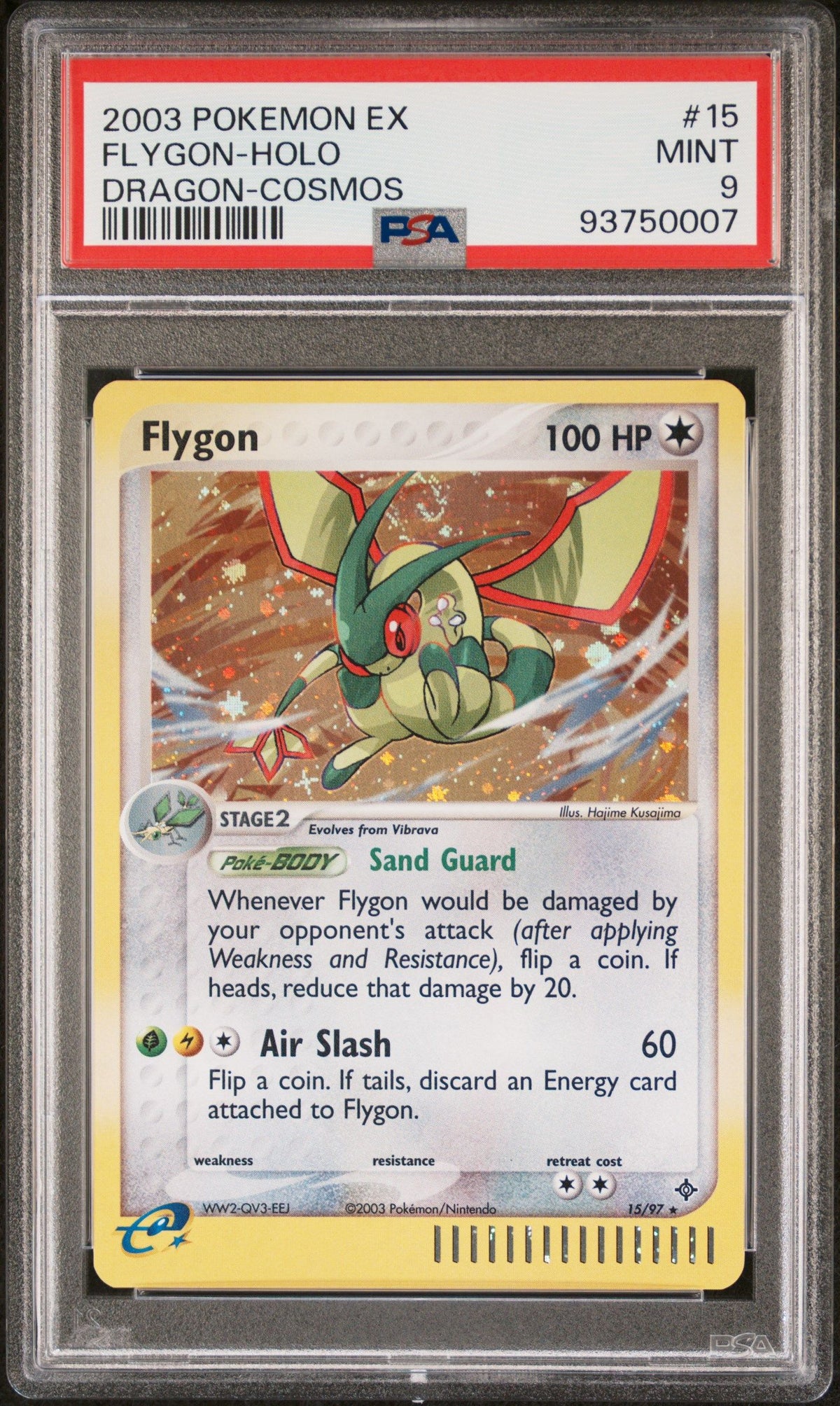 2003 Pokemon Ex Dragon Flygon-Holo Dragon-Cosmos PSA 9