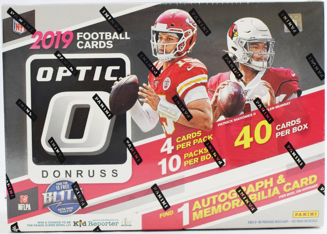 2019 Panini Donruss Optic Football Hobby Collectors Box (Orange Scope Parallels)