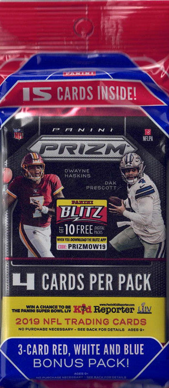 2019 Panini Prizm Football Cello Multi Pack