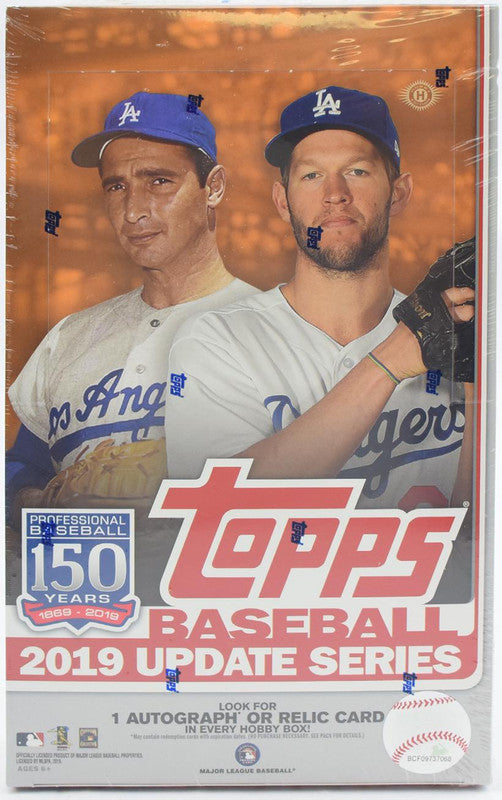 2019 Topps Update Series Baseball Hobby Box