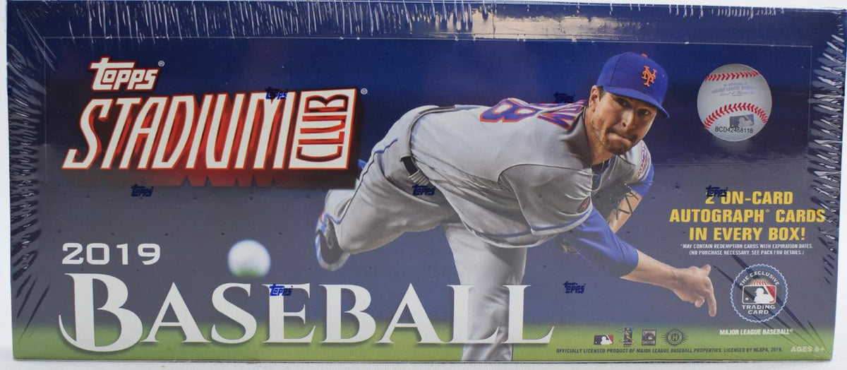 2019 Topps Stadium Club Baseball Hobby Box