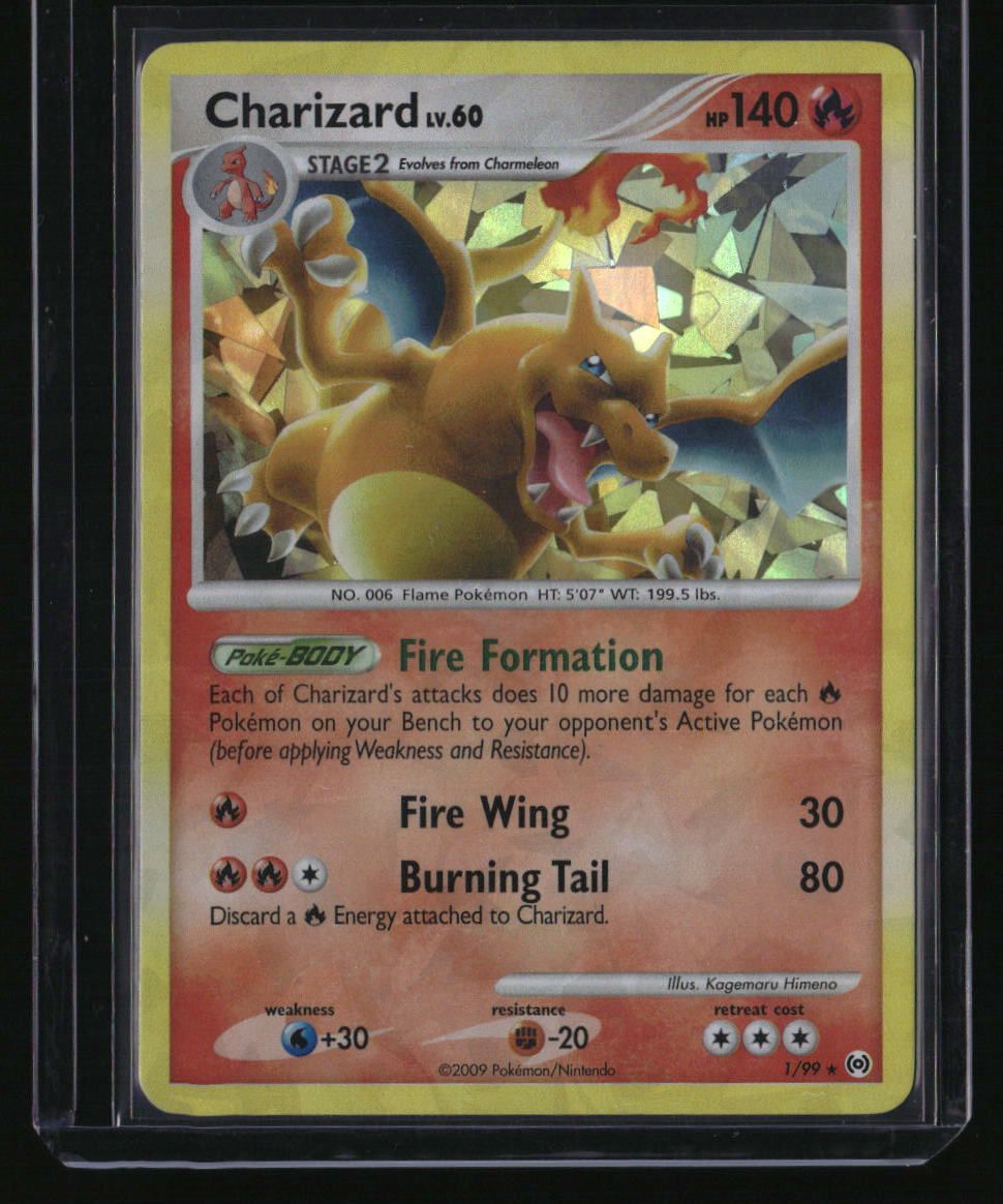 Miscellaneous Cards &amp; Products #001/099 Charizard - 1/99 (Cracked Ice Holo)