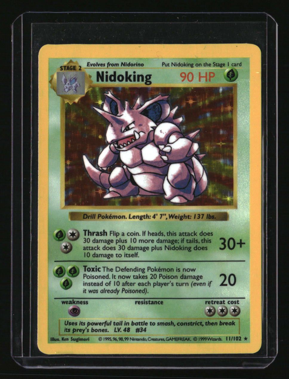 Base Set (Shadowless) Nidoking