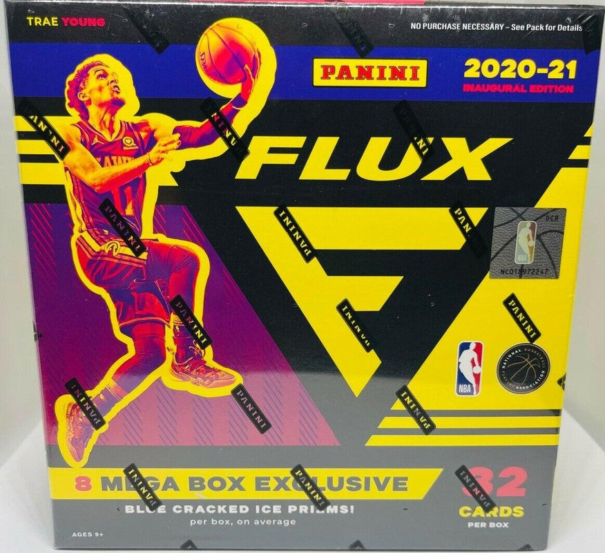 2020/21 Panini Flux Basketball Mega Box (Blue Cracked Ice Prizms!)