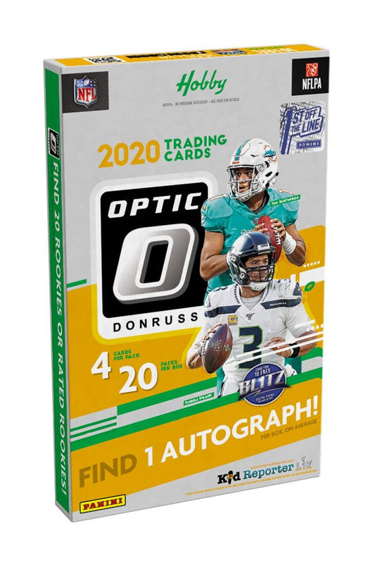 2020 Panini Donruss Optic Football 1st Off The Line FOTL Hobby Box