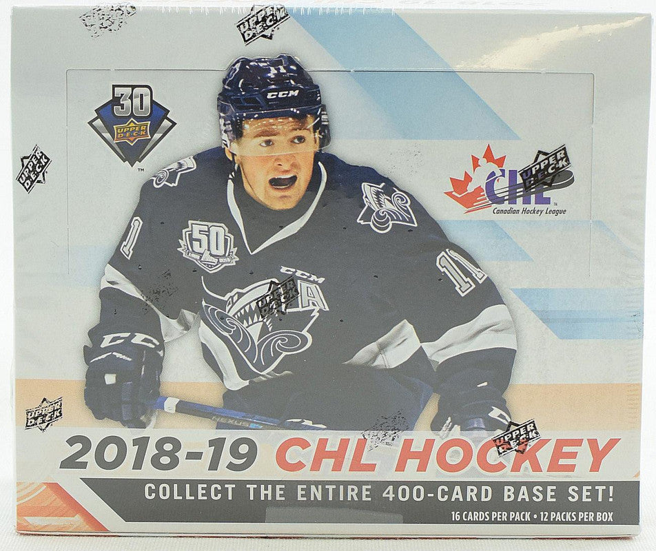 2018/19 Upper Deck CHL Hockey Hobby Box