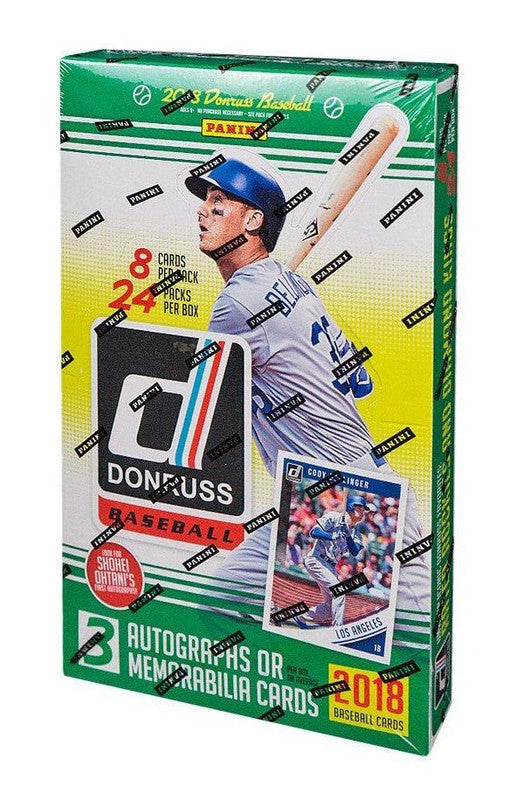 2018 Panini Donruss Baseball Hobby Box