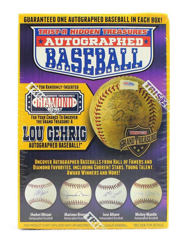 2018 TriStar Hidden Treasures Series 10 Autographed Baseball Hobby Box