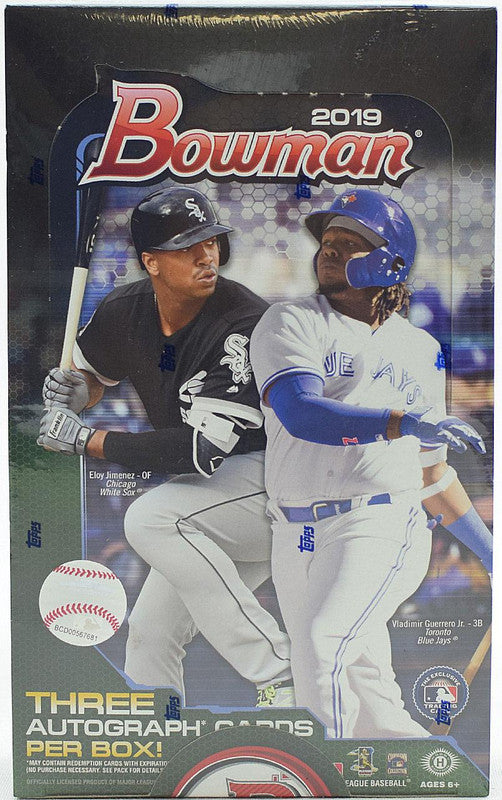 2019 Bowman Baseball Hobby Jumbo Box