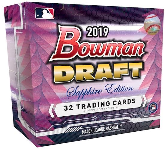 2019 Bowman Draft Sapphire Edition Baseball Box