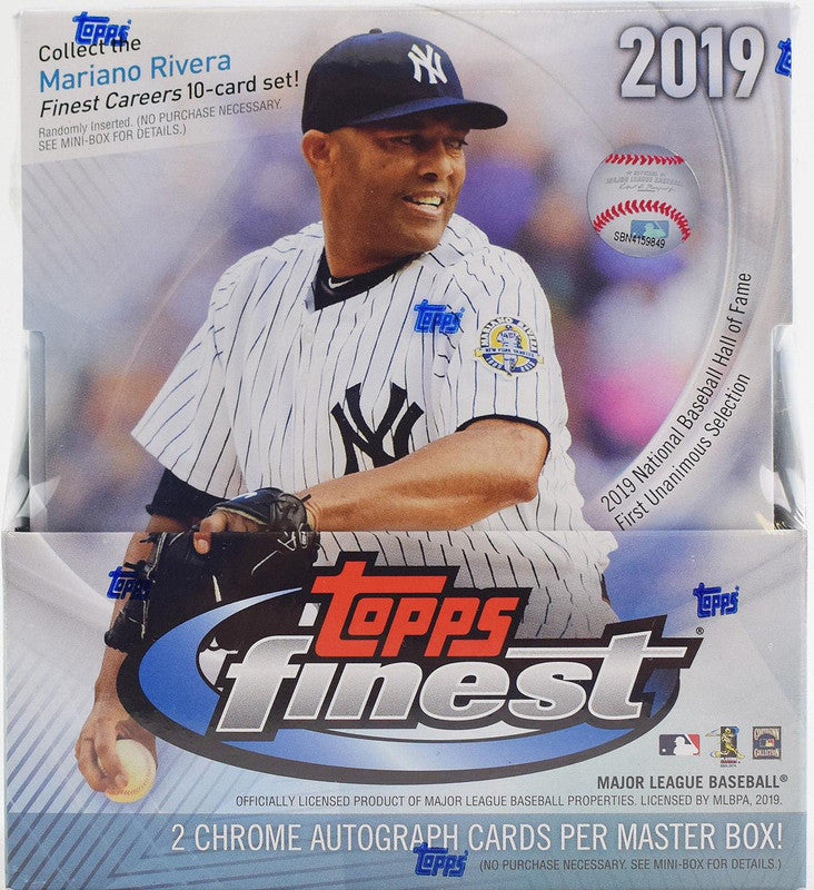 2019 Topps Finest Baseball Hobby Box