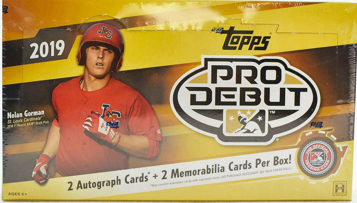 2019 Topps Pro Debut Baseball Hobby Box