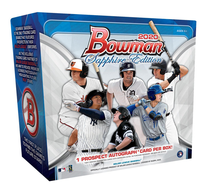 2020 Bowman Sapphire Baseball Hobby Box