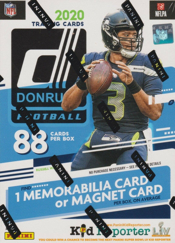 2020 Panini Donruss Football Blaster Box (Blue)