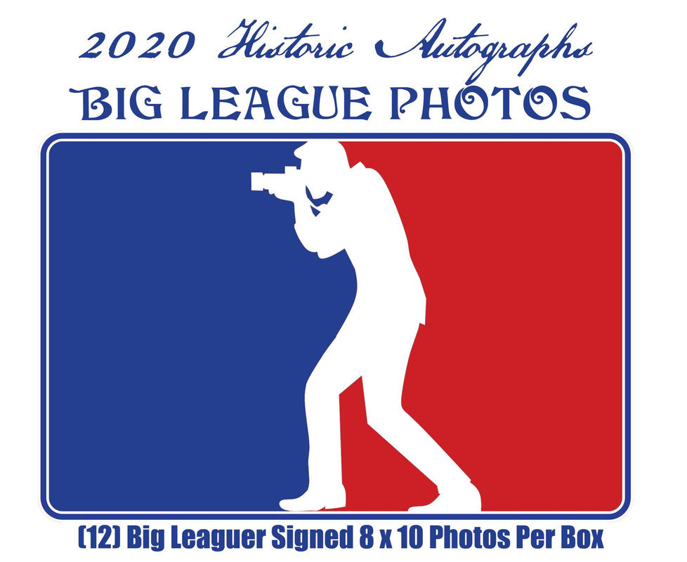 2020 Historic Autographs Big League Photos Baseball Hobby Box