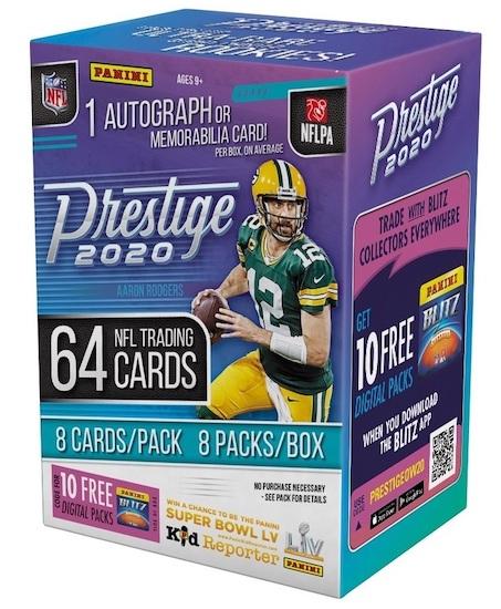 2020 Panini Prestige Football Blaster Box