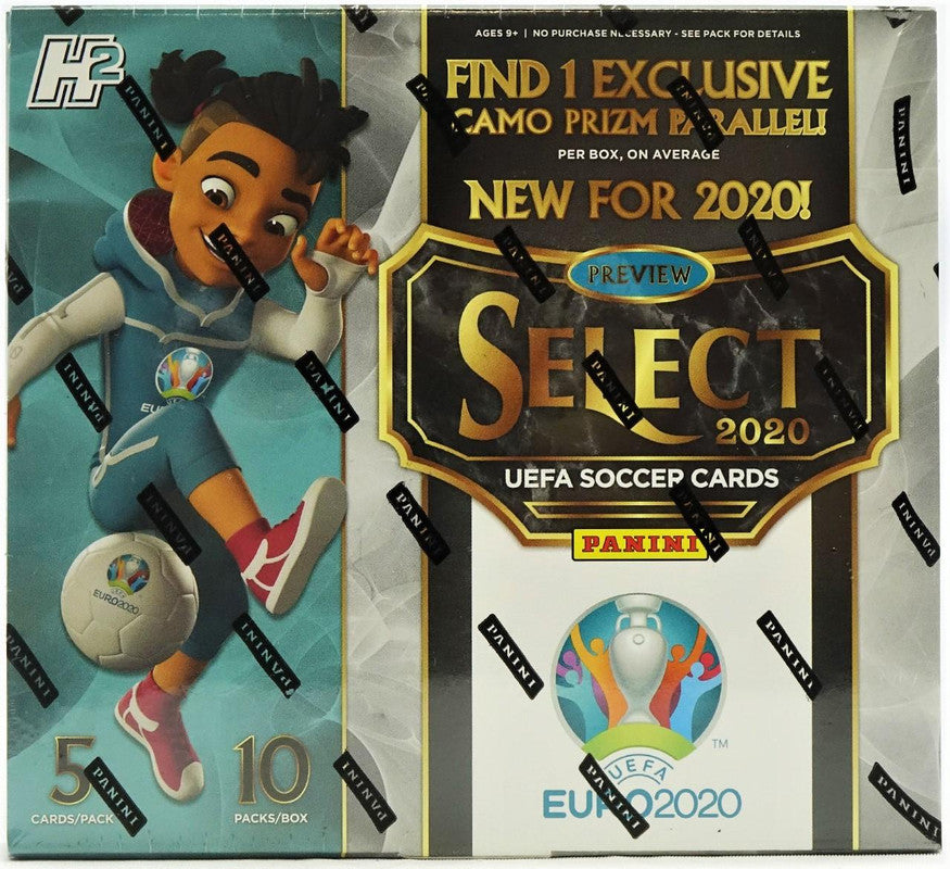 2019/20 Panini Select UEFA Euro Soccer H2 Hobby Hybrid Box