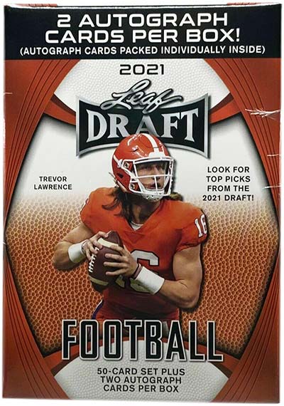 2021 Leaf Draft Football Retail Blaster Box