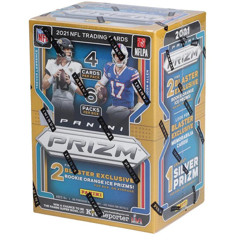 2021 Panini Prizm Football Blaster Box (Orange Ice Prizms!) (Fanatics)