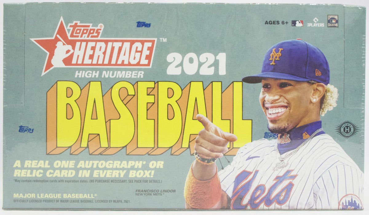 2021 Topps Heritage High Number Baseball Hobby Box