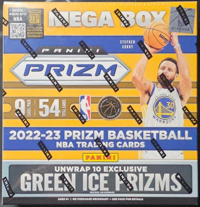 2022/23 Panini Prizm Basketball Mega Box (Green Ice Prizms)