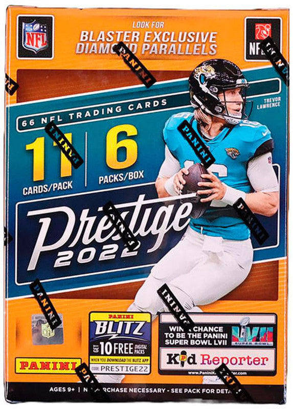 2022 Panini Prestige Football 6-Pack Blaster Box (Diamond Parallels!)